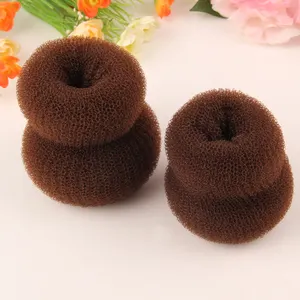 Bán buôn giá rẻ và đẹp trai lớn màu đen mềm tóc donut tóc donut Bun tóc vàng Bun miếng