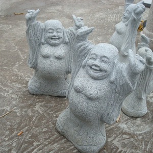 Piedra laughing <span class=keywords><strong>Buddha</strong></span> estatuas del jardín - Product Image 4
