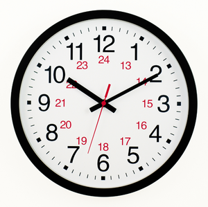 Modern Simple Style Battery Operated Black <strong>Wall</strong> <strong>Clock</strong> With Custom Printed Face - Product Image 3