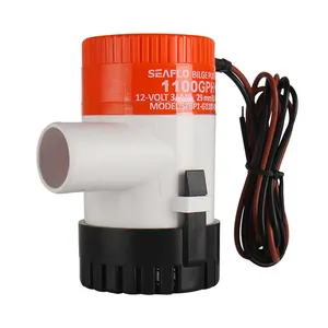 Jebao-pompe à eau à bascule Submersible 12V dc, 1100GPH