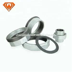 Malleable Iron Fittings Direct Factory Malleable Iron Gi Sanitary Threaded Galvanized Union Fitting Vietnam