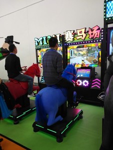 Hotselling Coin Operated Mini GoGo <strong>Jockey</strong> <strong>Horse</strong> Riding Car Racing Video Draving Simulator <strong>Game</strong> <strong>Machine</strong> for Sale - Product Image 6