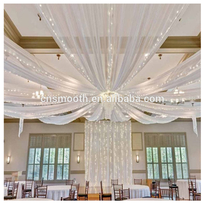 <span class=keywords><strong>Pas</strong></span> <span class=keywords><strong>cher</strong></span> prix fête événement tissu rideau <span class=keywords><strong>mariage</strong></span> décoration tissu <span class=keywords><strong>plafond</strong></span> drapé - Product Image 5
