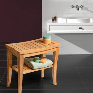 Allsome — <span class=keywords><strong>banc</strong></span> de siège de douche <span class=keywords><strong>en</strong></span> bambou naturel, <span class=keywords><strong>banc</strong></span> <span class=keywords><strong>avec</strong></span> étagère de <span class=keywords><strong>rangement</strong></span>, pour l'intérieur ou l'extérieur - Product Image 5