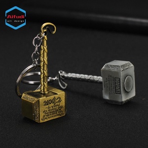 ハンマーアンティークメタルキーリングチェーン - Product Image 6