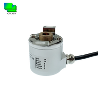 GTEACH GSK08 38 OD 8mm Encodeur Rotatif Incremental Semi-Cavitaire 1000ppr Fixation par Vis Niveau Industriel 5-24VDC