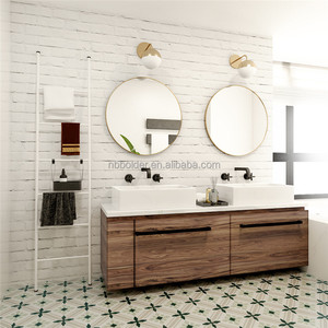 <strong>Free</strong> <strong>Standing</strong> Decorative Metal Ladder Towel <strong>Shelf</strong> for Hat Coat Towel Display Rack - Product Image 2