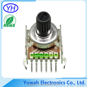 Eje de aislamiento de película de carbono, potenciómetro de ohm de 50, 100k, 12MM, rotativo, 6 pines, control de volumen - Product Image 2