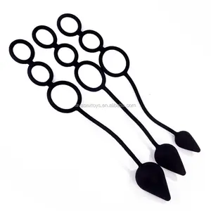 Plug anal avec anneau pénien, télécommande, vibration, poussée, massage de la prostate, vibromasseur anal pour hommes et femmes, plaisir - Product Image 1