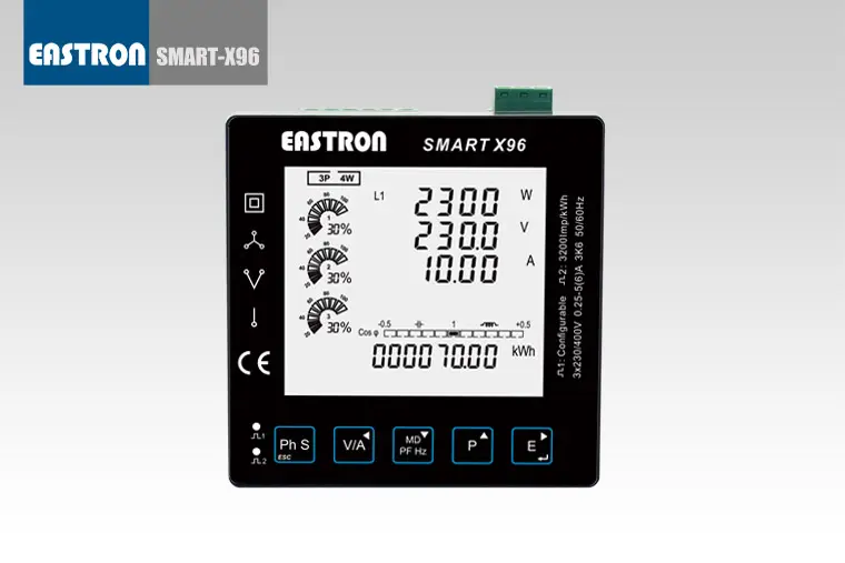 Chất Lượng Cao X96-1 3 Pha Điện Thông Minh Meter Rs485, Dễ Dàng Hệ Thống Dây Điện Với RJ12 CT , Modbus Phân Tích Năng Lượng