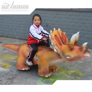 Juego Divertido Favorito de los Niños, <span class=keywords><strong>Interesante</strong></span> Auto Eléctrico de Dibujos Animados de Dinosaurios, Metálico, para Interiores/Exteriores, Centros Comerciales, Parques de Aventuras - Product Image 3