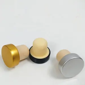 Wholesale Wine Bottle Stopper Wine Bottle Cork T-Shaped Sealing Plug Bottle Cap & Closures