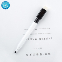 Stylo effaçable non toxique personnalisé, respectueux de l'environnement, pour tableau blanc, variété de couleurs, tissu textile, publicité, ensemble de marqueurs pour tableau blanc