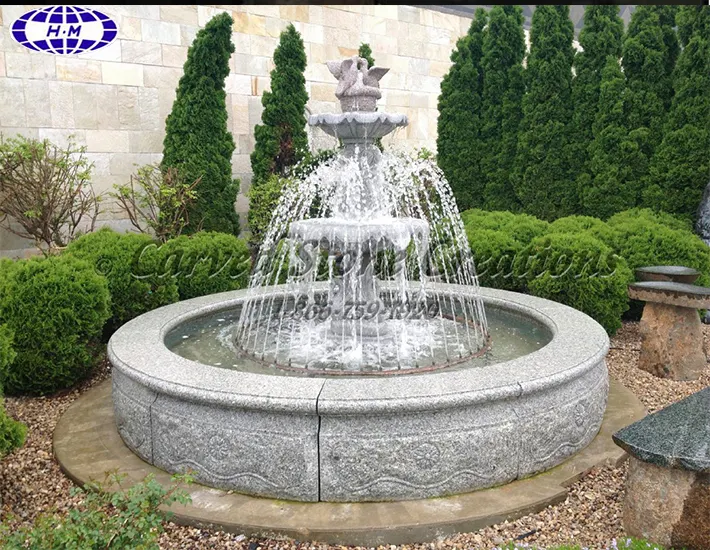 Große Qualität Natur Granit Stein Wasser Garten brunnen