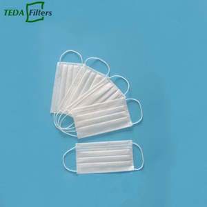 2 capas tejida media mascarilla materia prima - Product Image 1