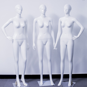 Maniquíes femeninos de <span class=keywords><strong>cuerpo</strong></span> <span class=keywords><strong>completo</strong></span> de plástico blanco baratos - Product Image 1