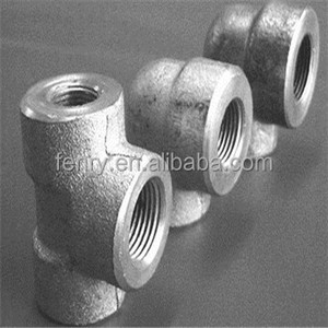 Accesorios de Tubería Galvanizados por Inmersión en Caliente Forjados ASME B16.11, Conexión en T Reductora Roscada NPT de 3000LB para Líneas de Unión BSPP BSPT NPT - Product Image 4