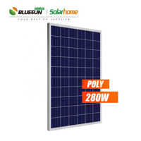 Panneau solaire poly 250w 260w 270w 280w 290w 300w Panneau solaire PV Array 24v 60 cellules 5bb Module PV 290W pour usage commercial