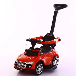 高品质塑料材料婴儿摇摆车，带推手柄/价格便宜婴儿助行器