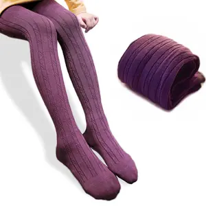 Bán Buôn Cotton Vớ Xà Cạp Pantyhose Đan Mùa Đông Phụ Nữ Ấm Áp Vớ Cho Cuộc Sống Hàng Ngày