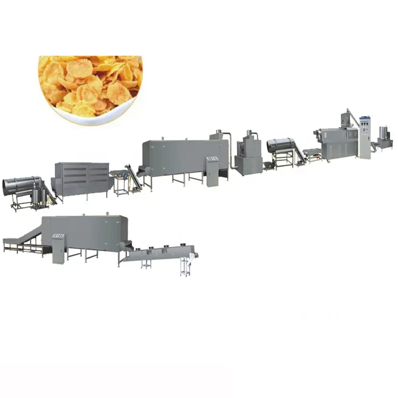 Honey froot loops production line breakfast cereals extruder machine plant