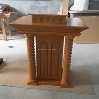 CP-034, Púlpito de Iglesia de Madera de Roble