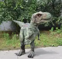 Fantasia de dinossauro animatronic leve, verdadeiro, fantasia de dinossauro para adultos