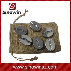 <span class=keywords><strong>Café</strong></span> En Forme de Haricot Réutilisables En Acier Inoxydable Pierres Glace Cube Fixé pour <span class=keywords><strong>le</strong></span> Vin/Jus/<span class=keywords><strong>Café</strong></span> - Product Image 4