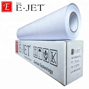 140g E-JET vinilo autoadhesivo para eco-solvente vinilo impresión exterior anuncio - Product Image 1