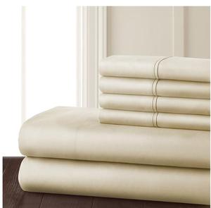 Bộ Ga Trải Giường Cao Cấp 6 Món, Bộ Ga Giường Cao Cấp <span class=keywords><strong>1800</strong></span> <span class=keywords><strong>Series</strong></span> Sang Trọng Của Khách Sạn - Product Image 1