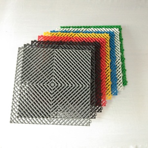 OEM and ODM party tent flooring dalle plastic interlock flooring / car wash grate floor tile / plastic pvc garage floor