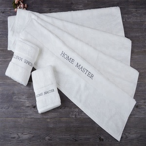 Offre Spéciale luxe 5 étoiles hôtel bain douche 100 coton blanc couleur serviette ensemble 3 pièces pour hôtel utilisé serviettes - Product Image 4