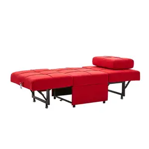 Colorful multi funzione di singolo divano due posti divano letto cum pieghevole