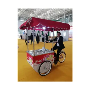 China novo produto vendendo van bicicleta sorvete sorvete carrinho para venda