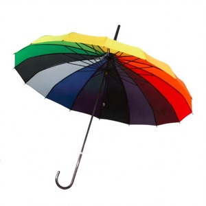 Arco Iris Pagoda al aire libre sombrilla mango largo señora moda paraguas - Product Image 2
