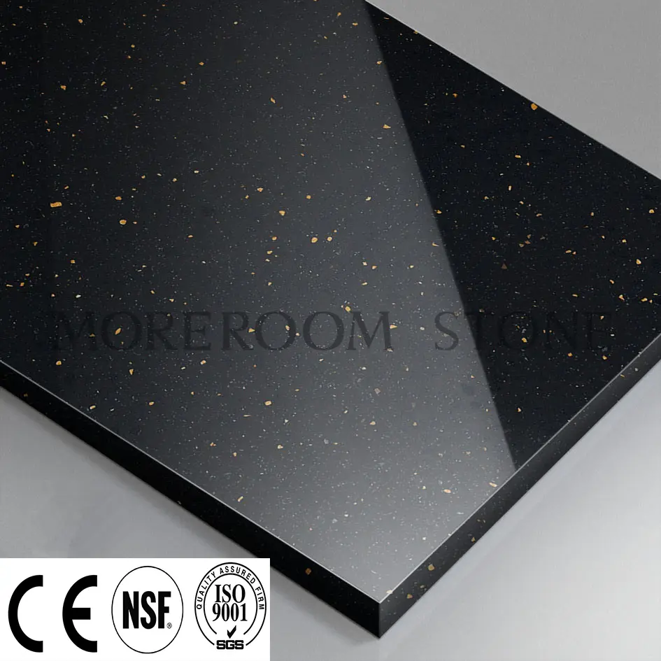 Vendite calde di Colore Nero Controsoffitto Design 12 millimetri di Pietra Artificiale Superficie Solida Acrilica