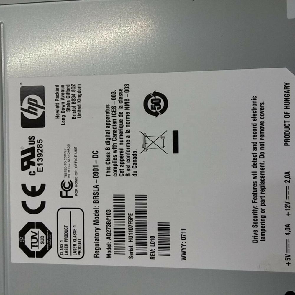 Ленточный привод HP BL535A MSL2024 MSL4048 LTO5 FC FHtape 603880-001