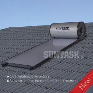 New Design Over Heating Protection Flat Plate Integrated Pressurized Solar System SPH