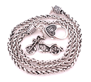 नई शैली लटकन गहने गुंडा शैली मोटरसाइकिल किशोरी हार - Product Image 3