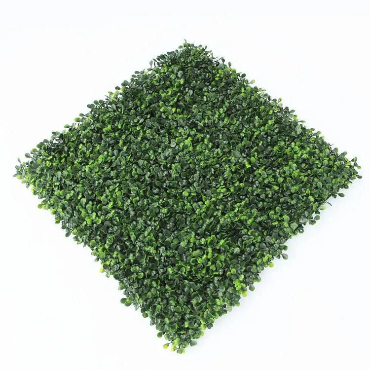 शून्य 50*50 cm विरोधी यूवी प्लास्टिक हरियाली बाड़ पैनलों बोकसवुद कृत्रिम बचाव उद्यान सजावट के लिए