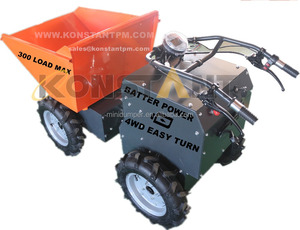 Électrique Brouette De Puissance Mini Dumper KT-MD300EN avec 4WD Facile Turing - Product Image 3