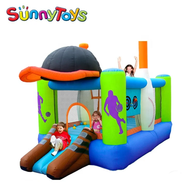 Подержанное оборудование для парка развлечений, надувная игровая площадка для продажи, надувной замок happy hop