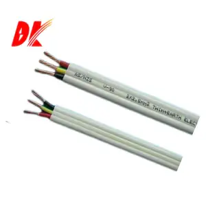 Als/nzs5000 2.5mm2 tps 2c + e platte elektrische kabel elektrische kabel 450/750v v90 australië hete verkoper platte elektrische kabel tps