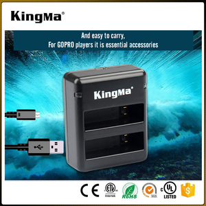 KingMa AHDBT-401 USB <span class=keywords><strong>Double</strong></span> Batterie <span class=keywords><strong>Chargeur</strong></span> pour <span class=keywords><strong>Gopro</strong></span> Hero4 HD Caméra Batterie AHDBT401 - Product Image 6