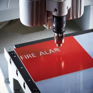 Engraving Board Materials Wholesale ABS Sign Board/index Plate/chest Sign/advertisement Lamp, Etc One Side with PE Film 0.6*1.2m