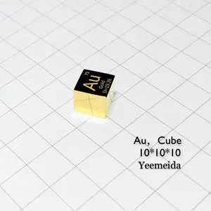 Gold Metal pellet/Gold Metal cube/Gold Metal Precious Steel