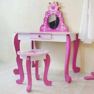 Los diseños modernos chicas <span class=keywords><strong>tocador</strong></span> con espejo Silla de mesa <span class=keywords><strong>para</strong></span> niños - Product Image 1