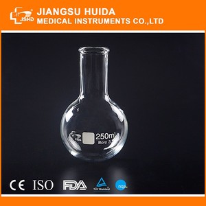 Directo de fábrica de la boca de tierra estándar cuello corto frasco de ebullición - Product Image 1