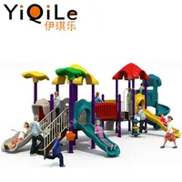 YiQiLe उदय सपना श्रृंखला प्लास्टिक आउटडोर खेल का मैदान बड़ा आउटडोर स्लाइड खेल का मैदान के लिए बच्चे सबसे आउटडोर खेल का मैदान