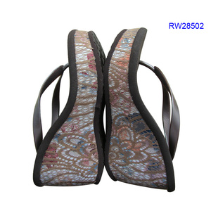 RW28502 moda bayanlar kızlar yüksek topuklu sandalet terlik resimleri - Product Image 6